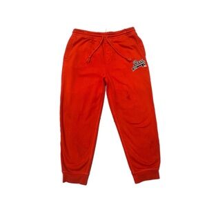 Boss x Russell Athletic Orange Embroidered Joggers